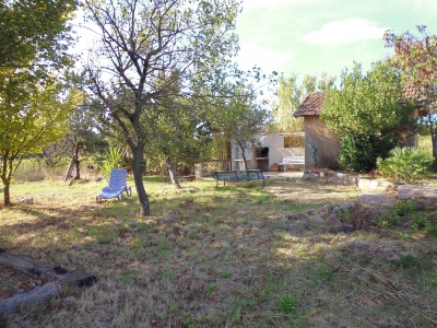 Terrain non constructible avec cabanon